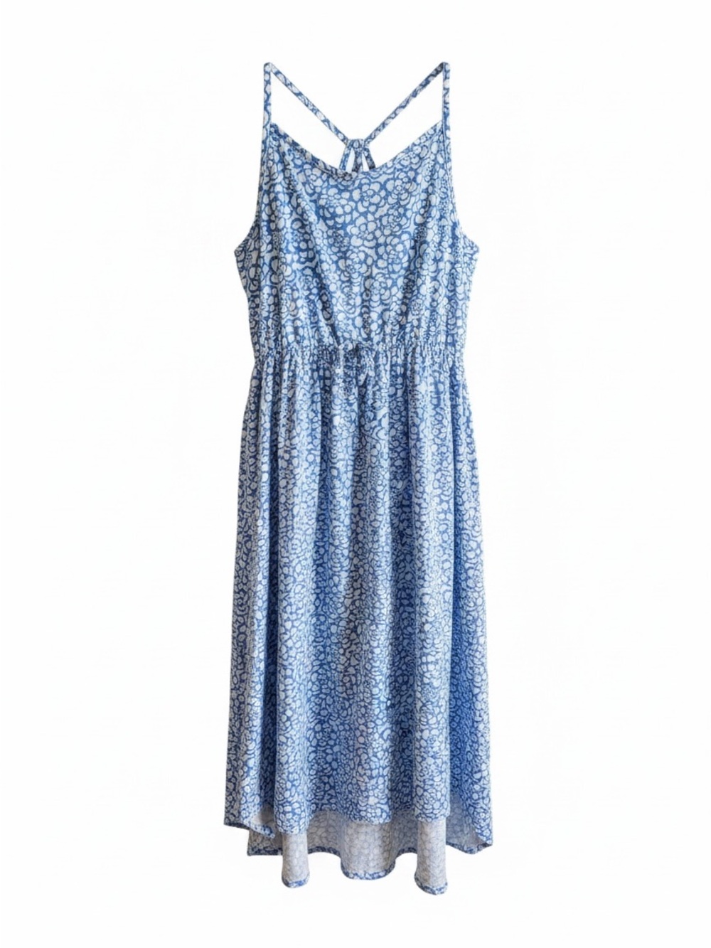 Fun Summer Cat & Jack Light Blue and White Floral Dress.